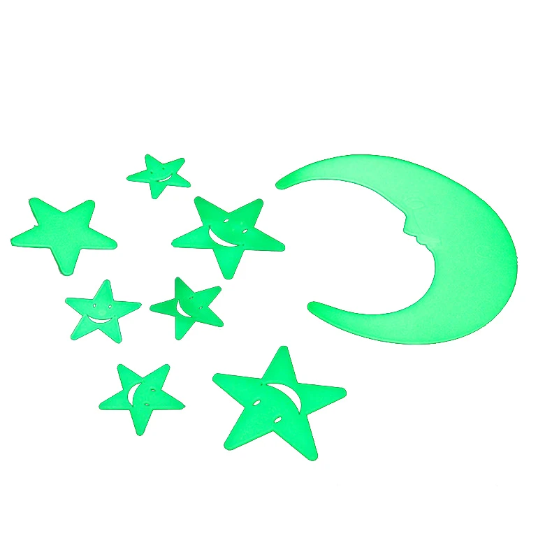 Luminous Moon Stars 3D Plastic Wall Stickers Three-dimensional Romantic House Decor Glow in the Dark Stickers Party Supplies
Luminous Moon Stars 3D Plastic Wall Stickers Three-dimensional Romantic House Decor Glow in the Dark Stickers Party Supplies