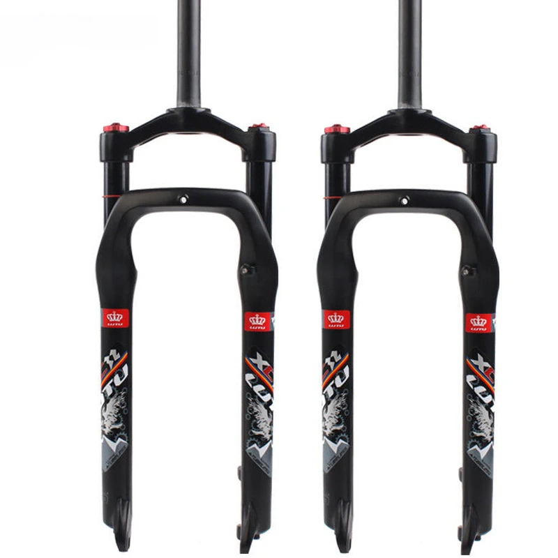 Snow Bike Fork 26x4.0inch Fat bicycle Fork Air Gas Locking Suspension Forks Magnesium Aluminium Alloy For 4.0"Tire 135mm 
Snow Bike Fork 26x4.0inch Fat bicycle Fork Air Gas Locking Suspension Forks Magnesium Aluminium Alloy For 4.0"Tire 135mm