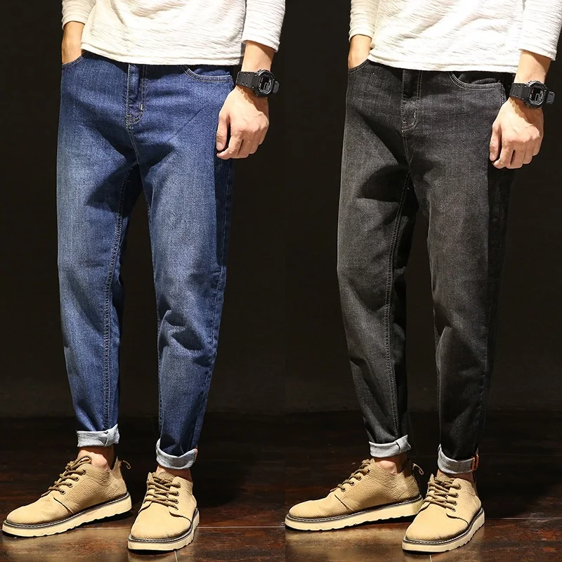 2021 Men's Korean Jeans 9 Cent Loose Straight-leg Large Size Spring/Summer Thin Student Haren Pants
2021 Men's Korean Jeans 9 Cent Loose Straight-leg Large Size Spring/Summer Thin Student Haren Pants