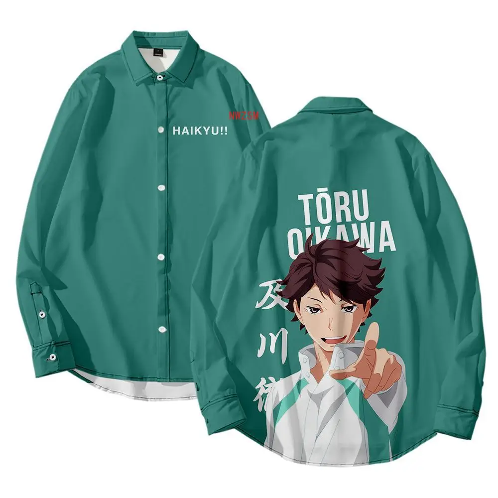 Anime Haikyuu Cosplay Costume Aoba Johsai High School Oikawa Tooru Men's Shirt Turn Down Collar Long Sleeve Shirts Plus Size 6XL
Anime Haikyuu Cosplay Costume Aoba Johsai High School Oikawa Tooru Men's Shirt Turn Down Collar Long Sleeve Shirts Plus Size 6XL