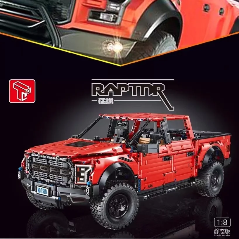 Грузовик-пикап MOC 1:8, Радиоуправляемый внедорожник, модель автомобиля 42126, строительный блок для суперспортивных мышц, детская игрушка, рожд...
Грузовик-пикап MOC 1:8, Радиоуправляемый внедорожник, модель автомобиля 42126, строительный блок для суперспортивных мышц, детская игрушка, рожд...