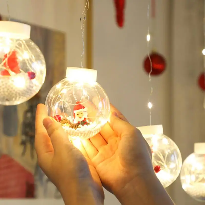 Led Transparent Christmas Ball Christmas Decoration Led Lights String Hanging Ornaments Led Bulb Home Christmas Decor Supplies
Led Transparent Christmas Ball Christmas Decoration Led Lights String Hanging Ornaments Led Bulb Home Christmas Decor Supplies