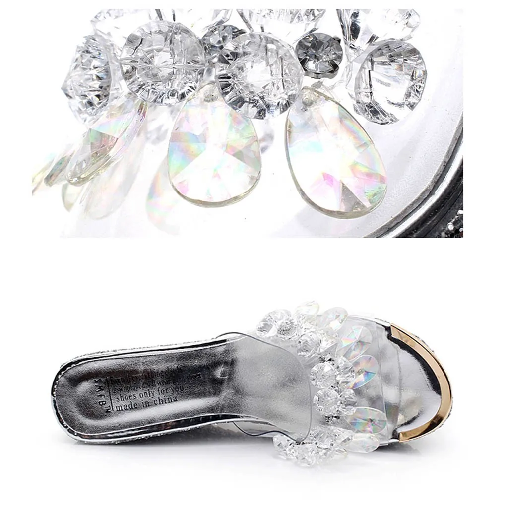 Sandals Wedge One Open Toe Sandals Women Sandals High Heel Shoes with Transparent Rhinestone Ladies Summer Shoes 9.DEC.20
Sandals Wedge One Open Toe Sandals Women Sandals High Heel Shoes with Transparent Rhinestone Ladies Summer Shoes 9.DEC.20