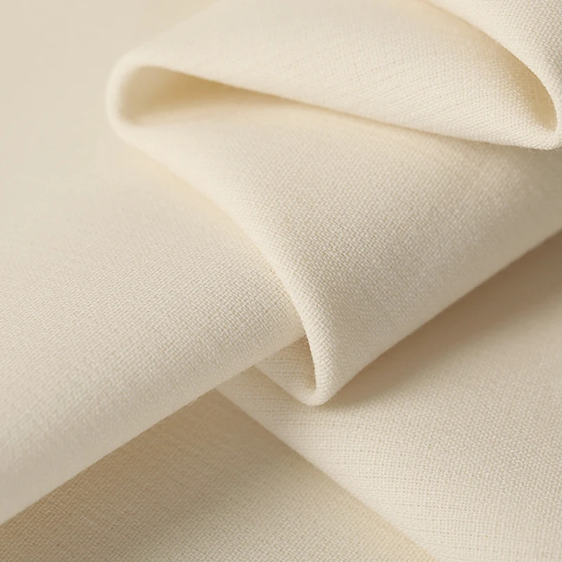 158CM Wide 600G/M Double-faced Two-layeredThick Beige Gray Wool Spandex Autumn and Winter Outerwear Overcoat Wool Fabric E1376
158CM Wide 600G/M Double-faced Two-layeredThick Beige Gray Wool Spandex Autumn and Winter Outerwear Overcoat Wool Fabric E1376