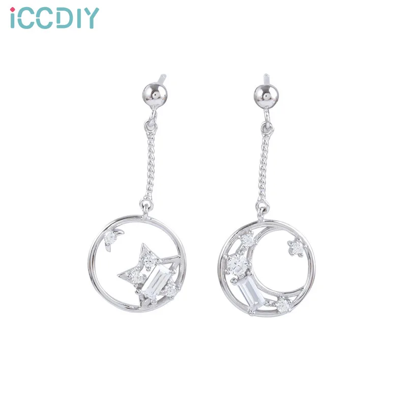 Dynamic ring earrings female stud earring fashion niche Japanese and Korean super fairy asymmetrical star moon drop earrings
Dynamic ring earrings female stud earring fashion niche Japanese and Korean super fairy asymmetrical star moon drop earrings