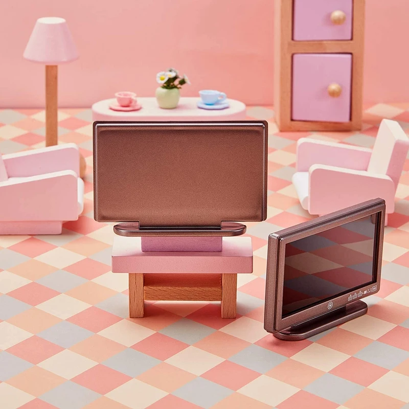 2Pcs 1:12 Dollhouse Miniature TV Television with Remote Control Dollhouse Furniture Dollhouse Decoration Accessories
2Pcs 1:12 Dollhouse Miniature TV Television with Remote Control Dollhouse Furniture Dollhouse Decoration Accessories