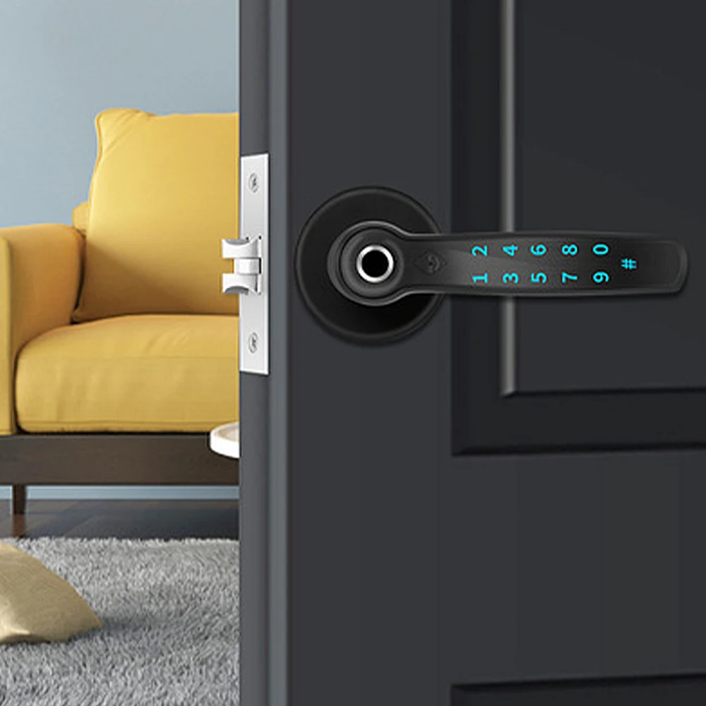 Electric AI Voice Command Smart Door Lock Digital Fingerprint Bluetooth Security Door Lock For Home Hotel Apartments Office
Electric AI Voice Command Smart Door Lock Digital Fingerprint Bluetooth Security Door Lock For Home Hotel Apartments Office