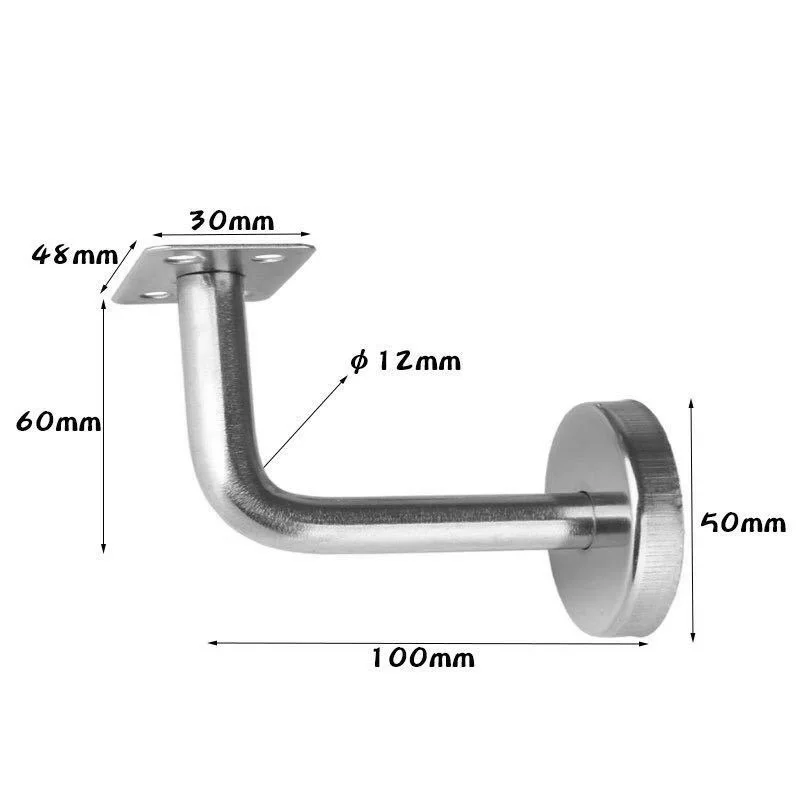 5x Stainless Steel Handrail Guard Rail Mount Banister Support Stair Wall Bracket
5x Stainless Steel Handrail Guard Rail Mount Banister Support Stair Wall Bracket