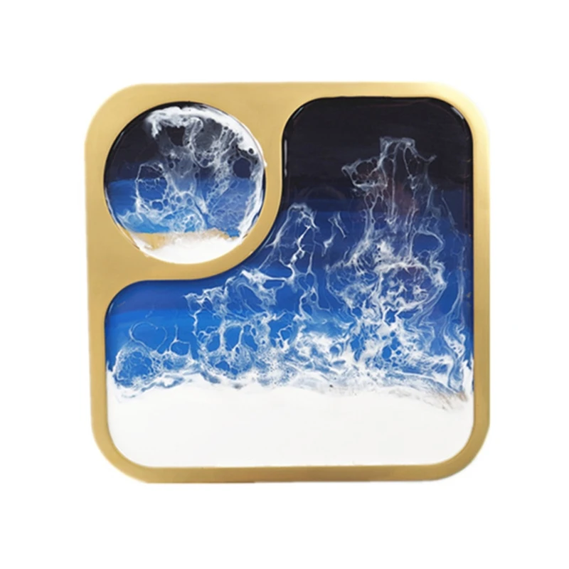2 Pcs/Set Set Dinner Plate Epoxy Resin Mold Tray Placemat Silicone Mould DIY Crafts Serving Board Plate Casting Tools
2 Pcs/Set Set Dinner Plate Epoxy Resin Mold Tray Placemat Silicone Mould DIY Crafts Serving Board Plate Casting Tools