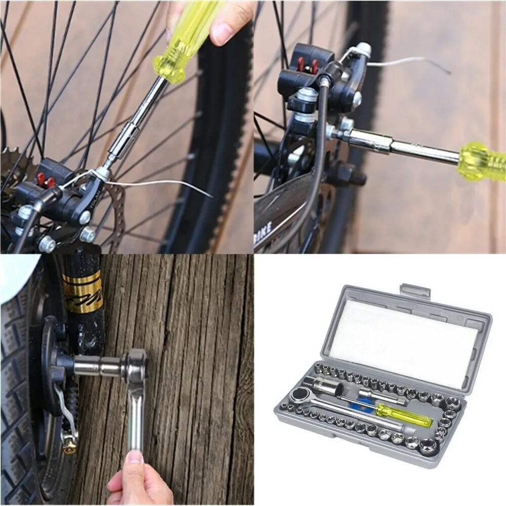 For Bicycle Repair Ratchet Wrench Socket Tool For Precision Work 9.45 X 4.92 X 1.58 Inch
For Bicycle Repair Ratchet Wrench Socket Tool For Precision Work 9.45 X 4.92 X 1.58 Inch