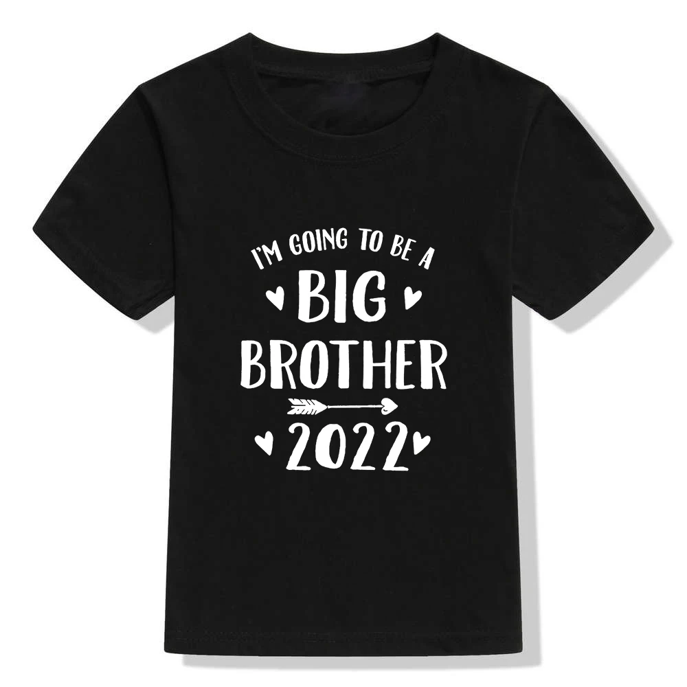 Объявление беременности я буду Big Brother/Big Sister (старшая сестра) Футболка детская