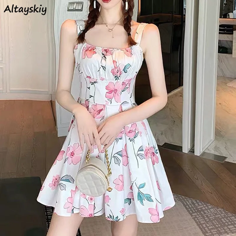 Dresses Women A-line High Waist Retro Chic French Style Holiday Sweet Elegant Lady Elastic Bust All-match Fashion Leisure Female
Dresses Women A-line High Waist Retro Chic French Style Holiday Sweet Elegant Lady Elastic Bust All-match Fashion Leisure Female