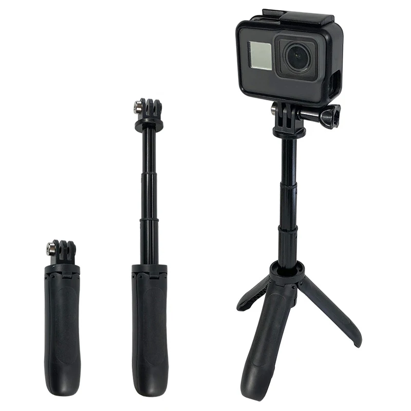 

Mini Tripod Mount Selfie Stick Extendable Monopod for Gopro Hero For SJCAM Xiaomi YI 4k Accessories