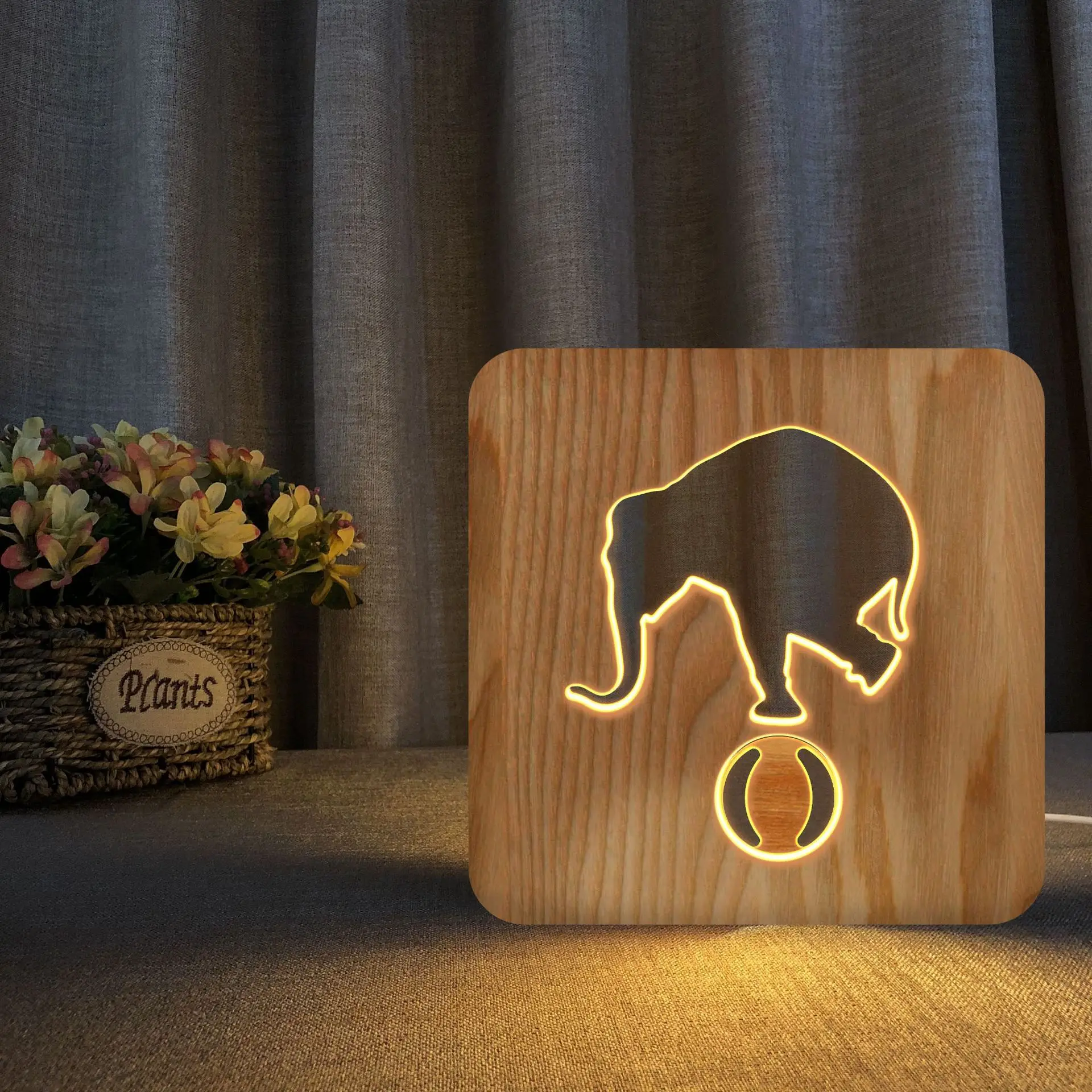 New Elephant Ball Performance Acrobatic Wood Desk Lamp Creative Electronic Products Can Be Customized
New Elephant Ball Performance Acrobatic Wood Desk Lamp Creative Electronic Products Can Be Customized