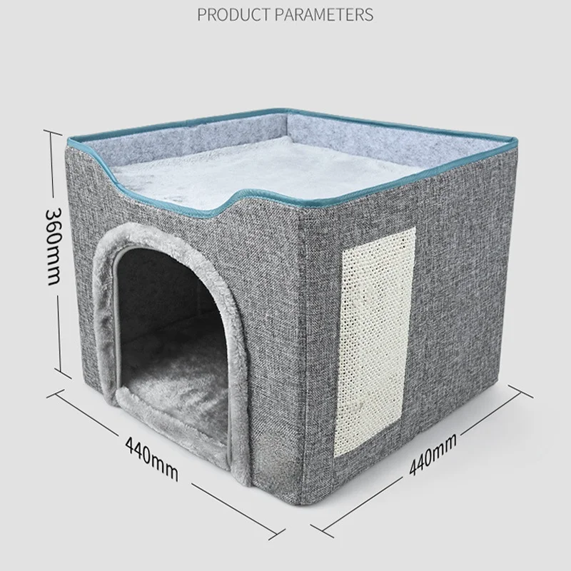 Pet Cat Bed House, 2 In 1 Cat Cave Nest, Foldable Cat House Dog Nest, Enclosed Cat Cave for Indoor Cats, Cat Box for Indoor Cats
Pet Cat Bed House, 2 In 1 Cat Cave Nest, Foldable Cat House Dog Nest, Enclosed Cat Cave for Indoor Cats, Cat Box for Indoor Cats