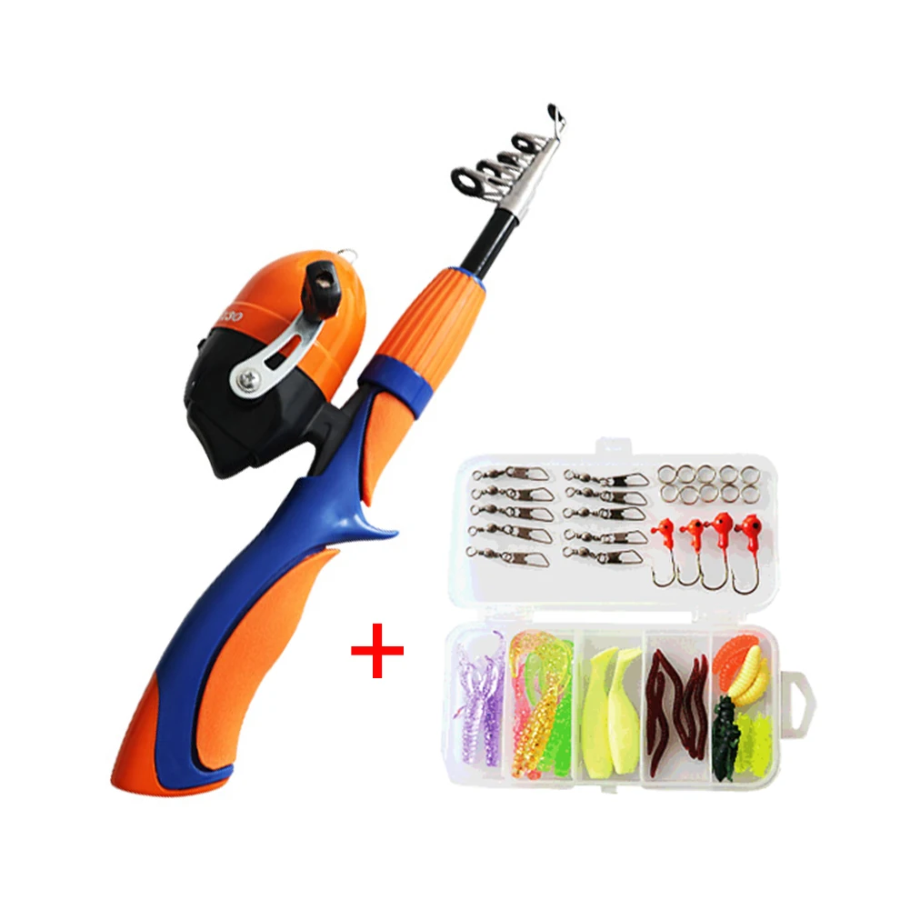 Universal Fishing Rod Set Lightweight And Comfortable Portable Telescopic Kidswith Reel Bait Box Fishing Rod Kit Fish Tackle
Universal Fishing Rod Set Lightweight And Comfortable Portable Telescopic Kidswith Reel Bait Box Fishing Rod Kit Fish Tackle