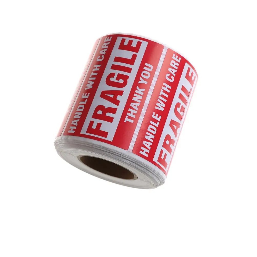 500Pcs/Roll Packing Warning Stikcer FRAGILE Handle With Care With THANK YOU Shipping Label Sticker 1 Roll 51 Mmx 76mm
500Pcs/Roll Packing Warning Stikcer FRAGILE Handle With Care With THANK YOU Shipping Label Sticker 1 Roll 51 Mmx 76mm