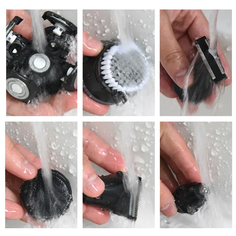 6 in 1 USB Electric Shavers for Men Beard Nose Ear Hair Trimmer Waterproof Bald Head Shaving Machine Rechargeable Razor Clipper
6 in 1 USB Electric Shavers for Men Beard Nose Ear Hair Trimmer Waterproof Bald Head Shaving Machine Rechargeable Razor Clipper