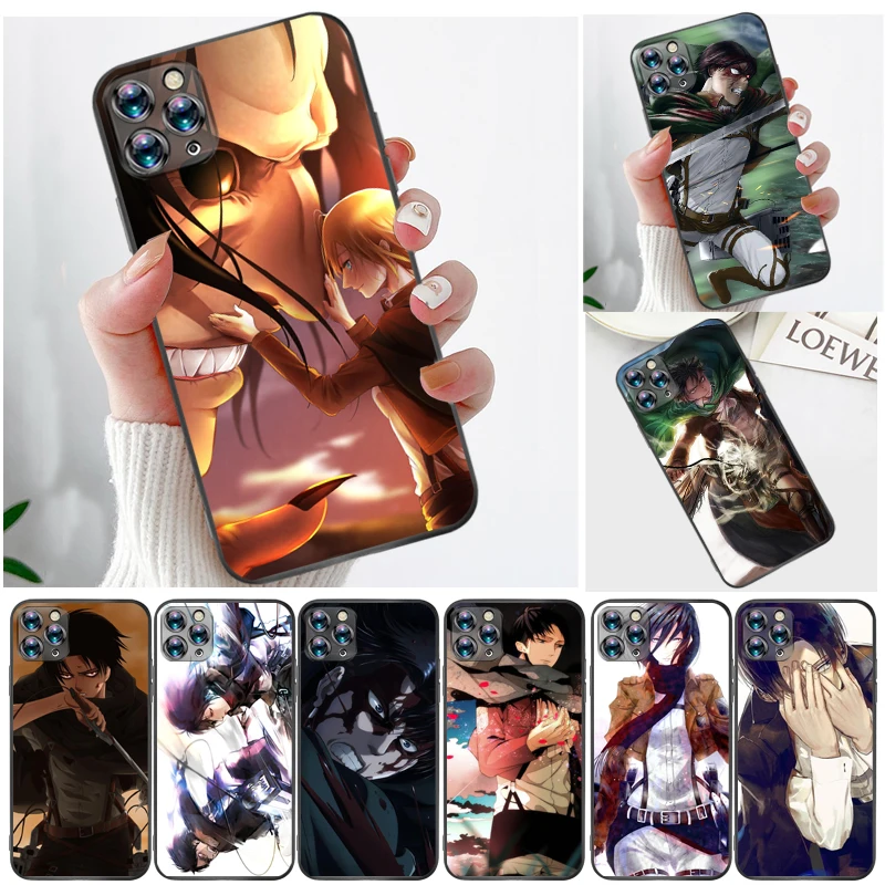 Attack On Titan Armin Arlert Levi Eren Jager Mikasa Ackerman Phone Case For iPhone 11 11Pro MAX Cases Coque Funda Soft TPU
Attack On Titan Armin Arlert Levi Eren Jager Mikasa Ackerman Phone Case For iPhone 11 11Pro MAX Cases Coque Funda Soft TPU