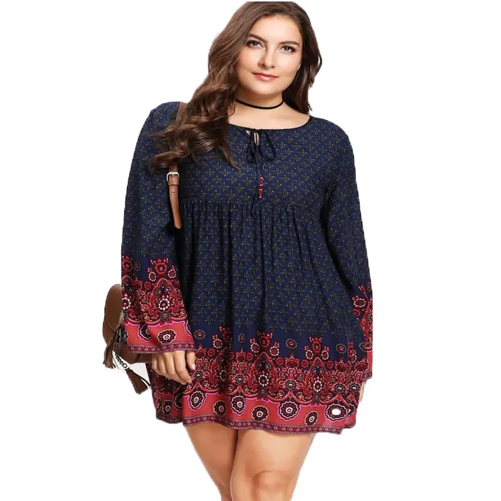 New Girl Dresses De Festa Women Lady Dresses Casual O Neck Flare Sleeve Above Knee Mini Dresses Vintage Printed Floral Dresses
New Girl Dresses De Festa Women Lady Dresses Casual O Neck Flare Sleeve Above Knee Mini Dresses Vintage Printed Floral Dresses