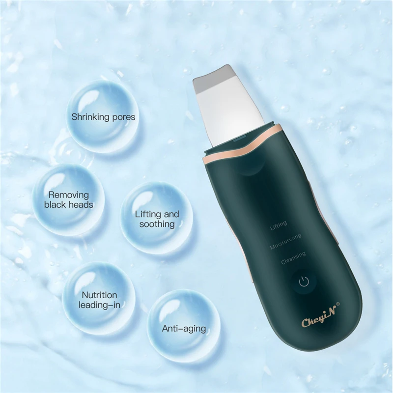 Ultrasonic Skin Scrubber Atomization Inductive Ion Deep Face Cleaning Peeling Face Vibration Remove Pore Blackhead Wrinkles
Ultrasonic Skin Scrubber Atomization Inductive Ion Deep Face Cleaning Peeling Face Vibration Remove Pore Blackhead Wrinkles
