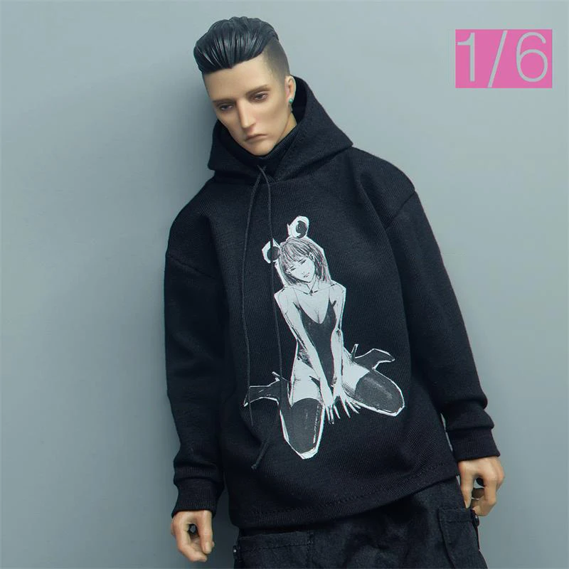 Hot Sales 1/6th Trendy Hoodie Black Color Shirt For Mostly 12 inch Doll Soldiers Collection
Hot Sales 1/6th Trendy Hoodie Black Color Shirt For Mostly 12 inch Doll Soldiers Collection