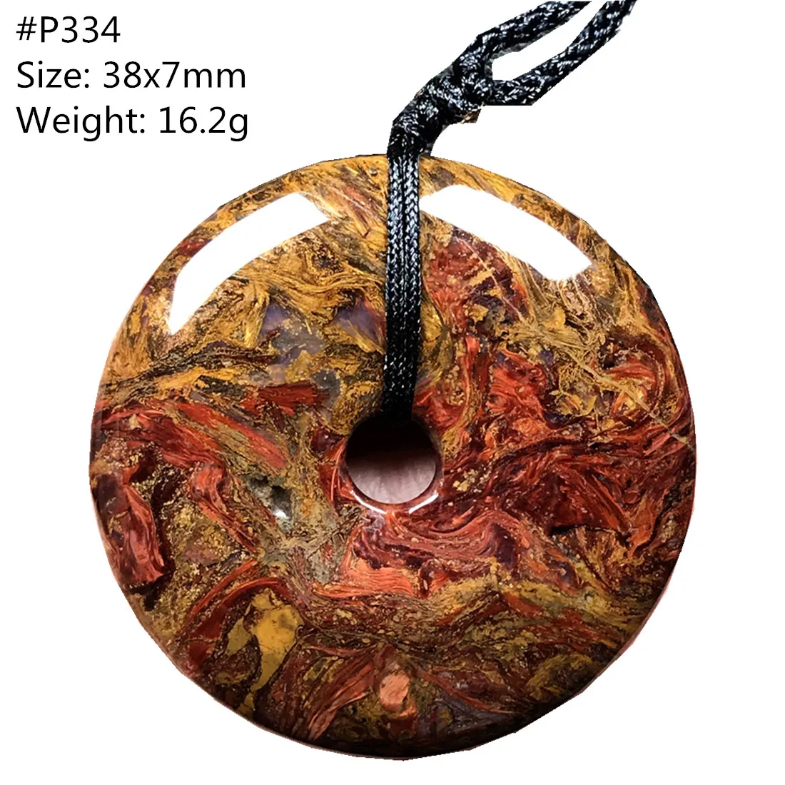 Natural Yellow Red Pietersite Peace Buckle Jewelry For Woman Man Crystal 38x7mm Namibia Round Beads Stone Adjustable Rope AAAAA
Natural Yellow Red Pietersite Peace Buckle Jewelry For Woman Man Crystal 38x7mm Namibia Round Beads Stone Adjustable Rope AAAAA