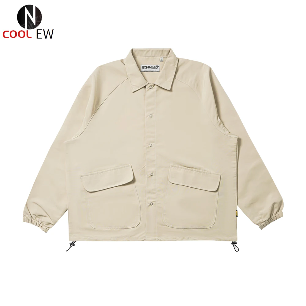 Solid Color Coach Jacket Mens Autumn Casual Ma-1 Bomber Jacket Long Sleeve Lapel Pocket Outerwea Rmen
Solid Color Coach Jacket Mens Autumn Casual Ma-1 Bomber Jacket Long Sleeve Lapel Pocket Outerwea Rmen