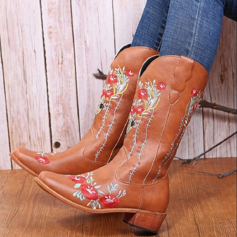 Women Boots 2021 New Female Western Knee High Boots Fashion Animal Prints Slip-on Low Heels Motorcycle Riding Boots Botas Mujers
Women Boots 2021 New Female Western Knee High Boots Fashion Animal Prints Slip-on Low Heels Motorcycle Riding Boots Botas Mujers