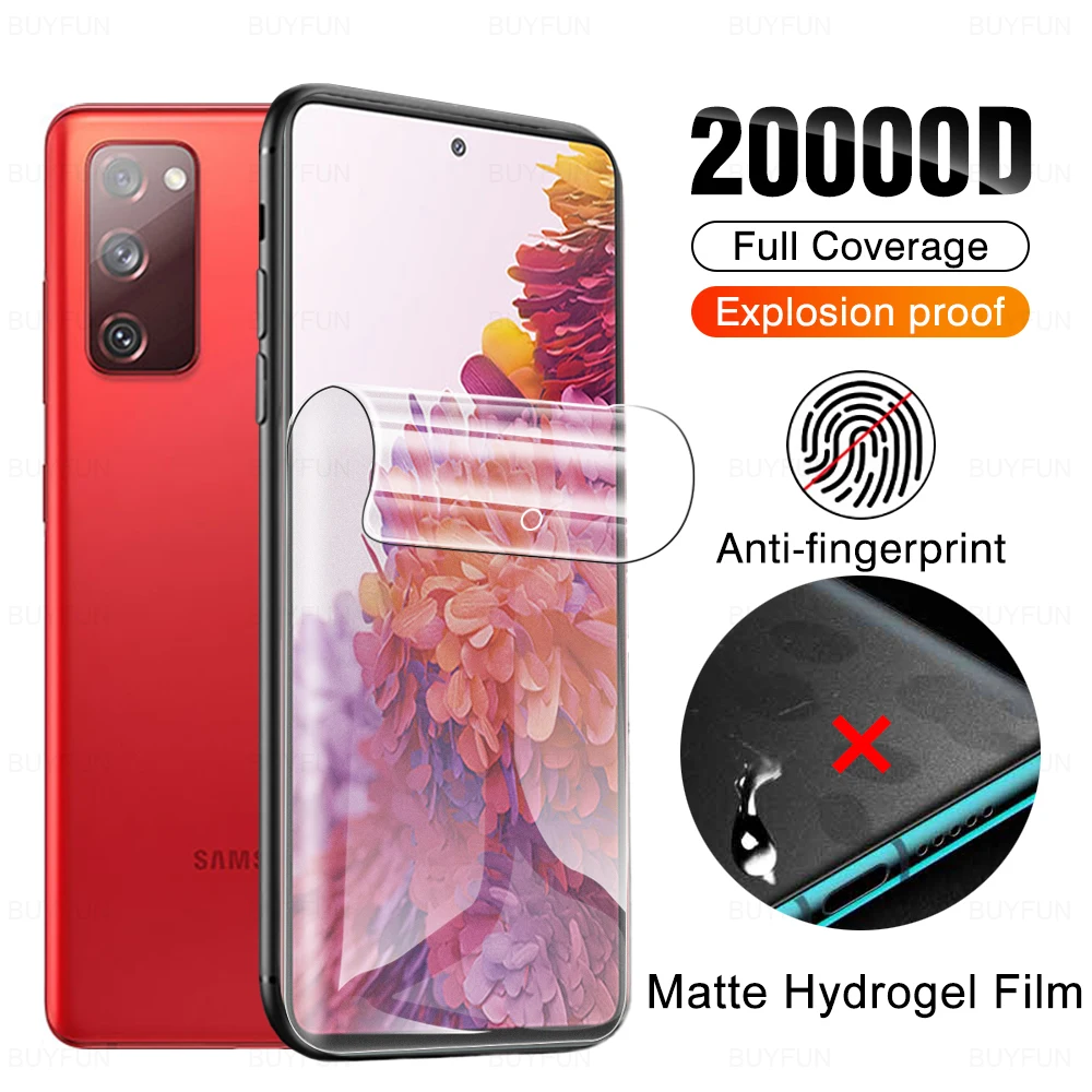 Matte Anti-fingerprint Hydrogel Film On For Samsung S20 FE Galaxy S 20 Ultra Plus 20fe 5G Screen Protector Not Protective Glass
Matte Anti-fingerprint Hydrogel Film On For Samsung S20 FE Galaxy S 20 Ultra Plus 20fe 5G Screen Protector Not Protective Glass