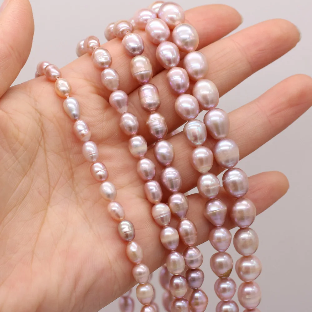 High Quality Natural Freshwater Rice Shape AA Purple Pearl Beads for Jewelry Making Bracelet Necklace Accessories Gift
High Quality Natural Freshwater Rice Shape AA Purple Pearl Beads for Jewelry Making Bracelet Necklace Accessories Gift