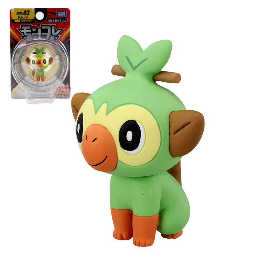 Takara Tomy Genuine Pokemon Anime Action Figures Cartoon Kawaii Decor Grookey Kids Toys Collection Model Doll Gifts for Children
Takara Tomy Genuine Pokemon Anime Action Figures Cartoon Kawaii Decor Grookey Kids Toys Collection Model Doll Gifts for Children