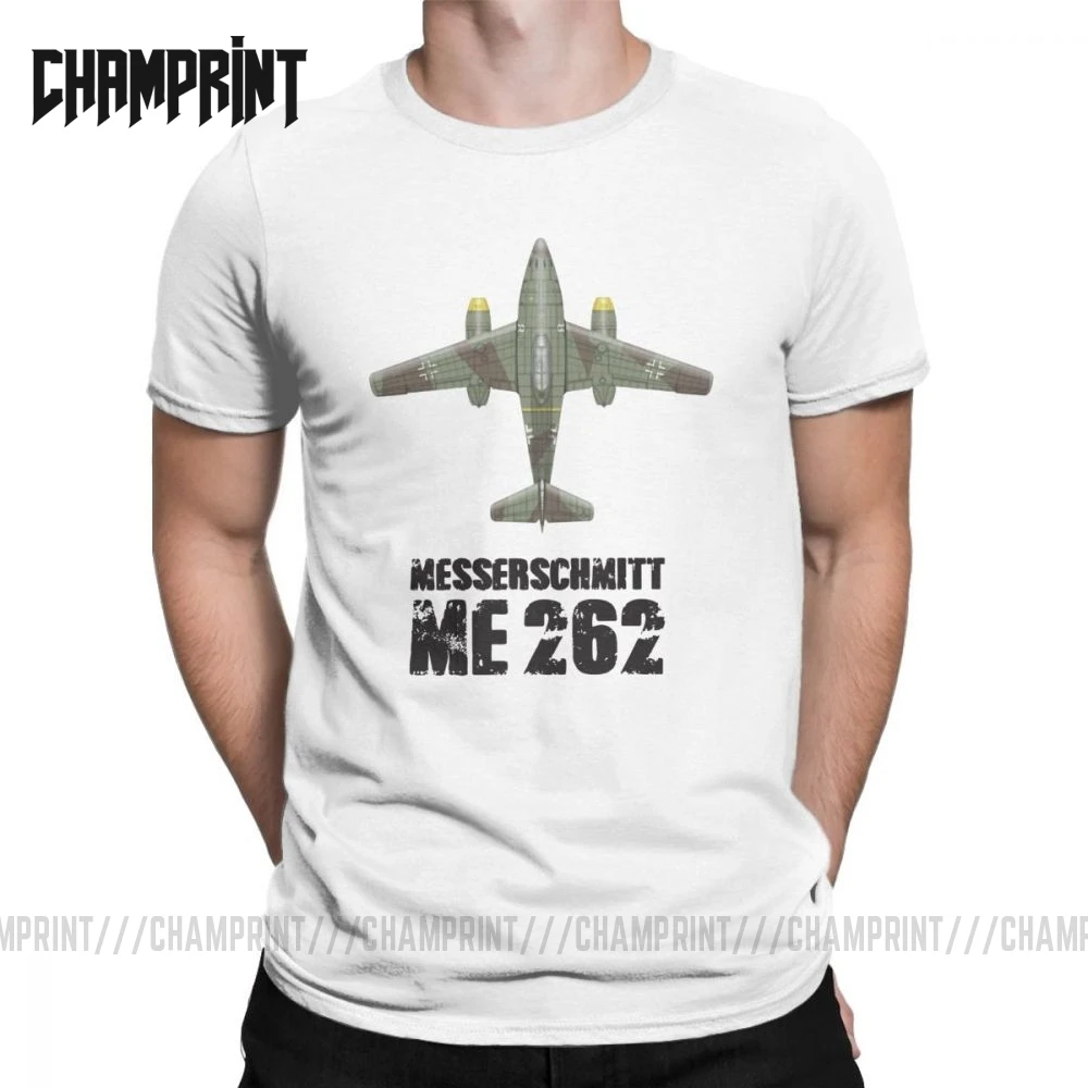 Мессершмитт Me262 Schwalbe футболка для Для мужчин мне 262 самолета забавные хлопковые
