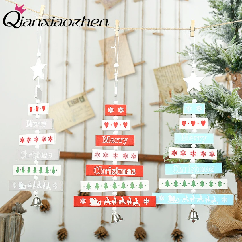 Qianxiaozhen Wooden Tree Xmas Tree Hanging Christmas Tree Decoration Christmas Ornaments Christmas Decorations For Home
Qianxiaozhen Wooden Tree Xmas Tree Hanging Christmas Tree Decoration Christmas Ornaments Christmas Decorations For Home
