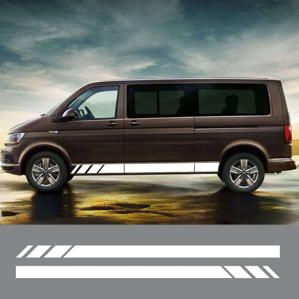 2PCS Car Door Side Stickers For Volkswagen VW Transporter T4 T5 T6 Caravelle Multivan Camper Van Vinyl Decals Accessories
2PCS Car Door Side Stickers For Volkswagen VW Transporter T4 T5 T6 Caravelle Multivan Camper Van Vinyl Decals Accessories