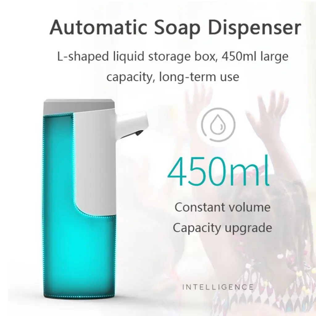 450ml Automatic IR Sensor Liquid Soap Dispenser Touchless Lotion Pump Bathroom 
450ml Automatic IR Sensor Liquid Soap Dispenser Touchless Lotion Pump Bathroom