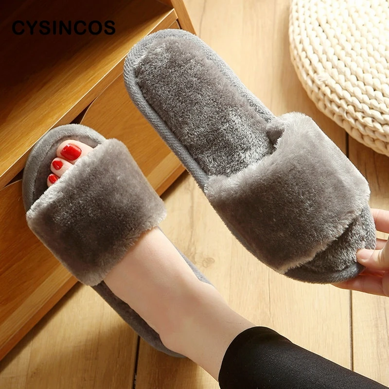 Soft Furry Slides Home Slippers Women Winter Warm Shoes Female Slip On Flats Slides Female Faux Fur Slippers Flip Flops Woman
Soft Furry Slides Home Slippers Women Winter Warm Shoes Female Slip On Flats Slides Female Faux Fur Slippers Flip Flops Woman