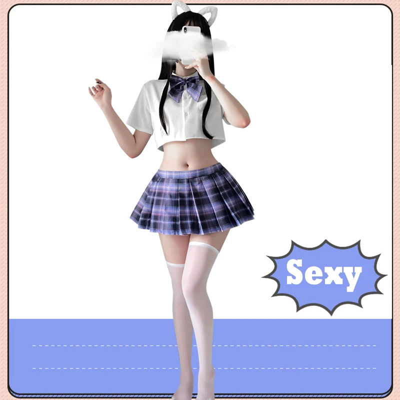 Japanese Anime Cosplay Sexy Costumes JK Lace Miniskirt Hot Lingerie Set for Women Porno Student Uniform School Girl Sexy Outfit
Japanese Anime Cosplay Sexy Costumes JK Lace Miniskirt Hot Lingerie Set for Women Porno Student Uniform School Girl Sexy Outfit
