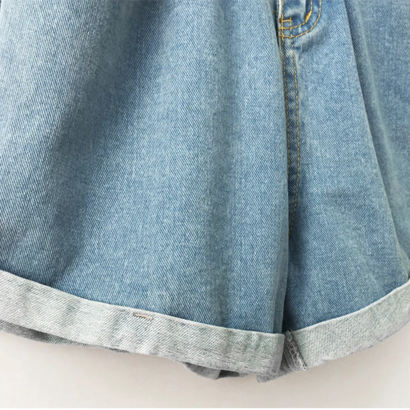 Summer High Waist Denim Women Shorts Casual Loose Roll Up Hem Elastic Waist Pocket Jeans
Summer High Waist Denim Women Shorts Casual Loose Roll Up Hem Elastic Waist Pocket Jeans