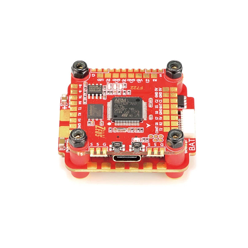 HGLRC Zeus F760 Stack F722 Flight controller Forward 60A 3-6S BLHeli 32 4in1 ESC 30X30mm for DIY FPV Drone Accessories
HGLRC Zeus F760 Stack F722 Flight controller Forward 60A 3-6S BLHeli 32 4in1 ESC 30X30mm for DIY FPV Drone Accessories