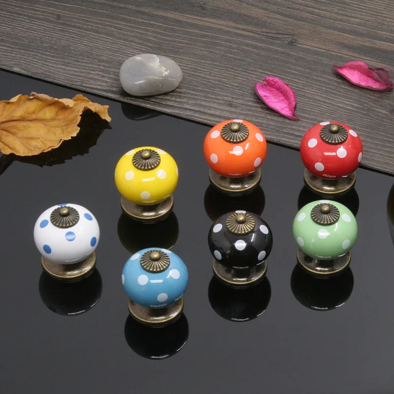 Ladybug Drawer Handle Retro Wardrobe Round Single Hole European Cabinet Furniture Cartoon Zinc Alloy Pumpkin Ceramic Handle
Ladybug Drawer Handle Retro Wardrobe Round Single Hole European Cabinet Furniture Cartoon Zinc Alloy Pumpkin Ceramic Handle