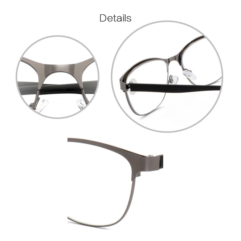 Металлические очки Elbru в стиле ретро для чтения кошачий глаз женские оптические с