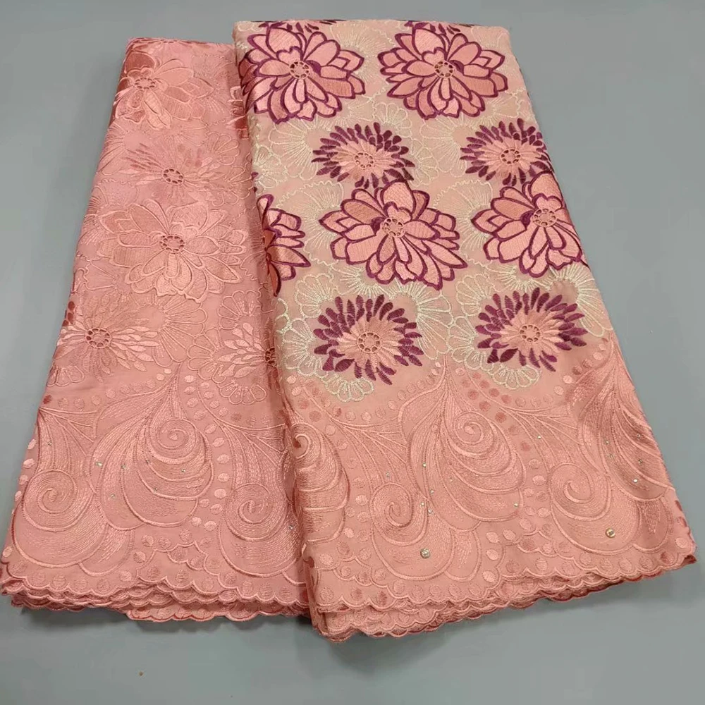High Quality African Swiss Voile Lace In Switzerland Embroidery Cotton Dry Fabric For Nigerian Man Women Clothes 2.5+2.5Yards
High Quality African Swiss Voile Lace In Switzerland Embroidery Cotton Dry Fabric For Nigerian Man Women Clothes 2.5+2.5Yards