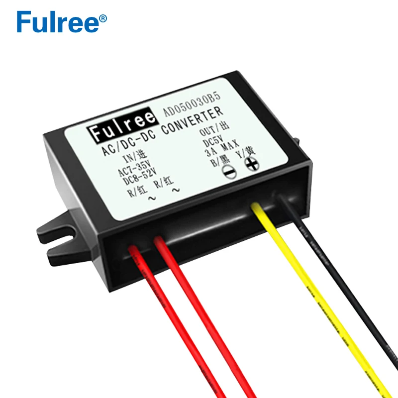 12VAC 24VAC to 5VDC Step Down Converter 24V AC 7-35V DC 8-52V Convert to 5V 1A 2A 3A Buck Car Monitoring Control Power Supply
12VAC 24VAC to 5VDC Step Down Converter 24V AC 7-35V DC 8-52V Convert to 5V 1A 2A 3A Buck Car Monitoring Control Power Supply
