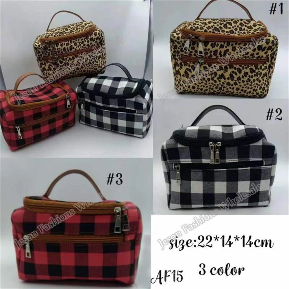 New Trend Make UP PU Large Capacity Canvas Women's Leopard Plaid Checked Travel Portable Sorting Comestic Bag For Ladies
New Trend Make UP PU Large Capacity Canvas Women's Leopard Plaid Checked Travel Portable Sorting Comestic Bag For Ladies