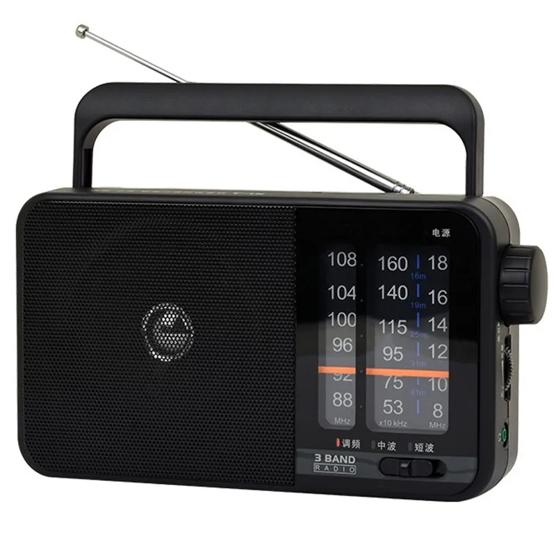 Portable pointer FM SW MW radio highly sensitive multi band desktop broadcast home built-in speaker large volume stereo radios 
Portable pointer FM SW MW radio highly sensitive multi band desktop broadcast home built-in speaker large volume stereo radios