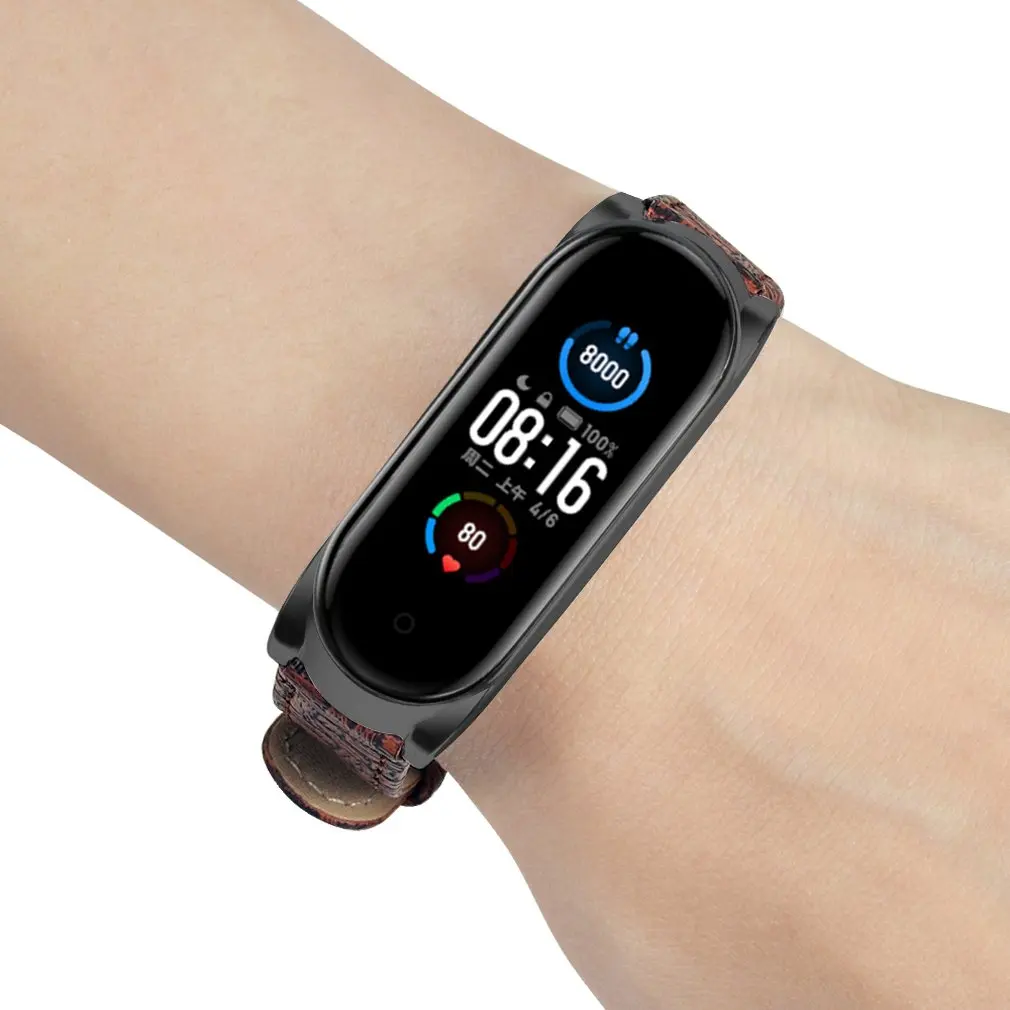 Suitable for Mi Band for Xmi 5/5 NFC Buckle Shell Striped Leather Strap Smart Bracelet Protection Strap Replacement
Suitable for Mi Band for Xmi 5/5 NFC Buckle Shell Striped Leather Strap Smart Bracelet Protection Strap Replacement