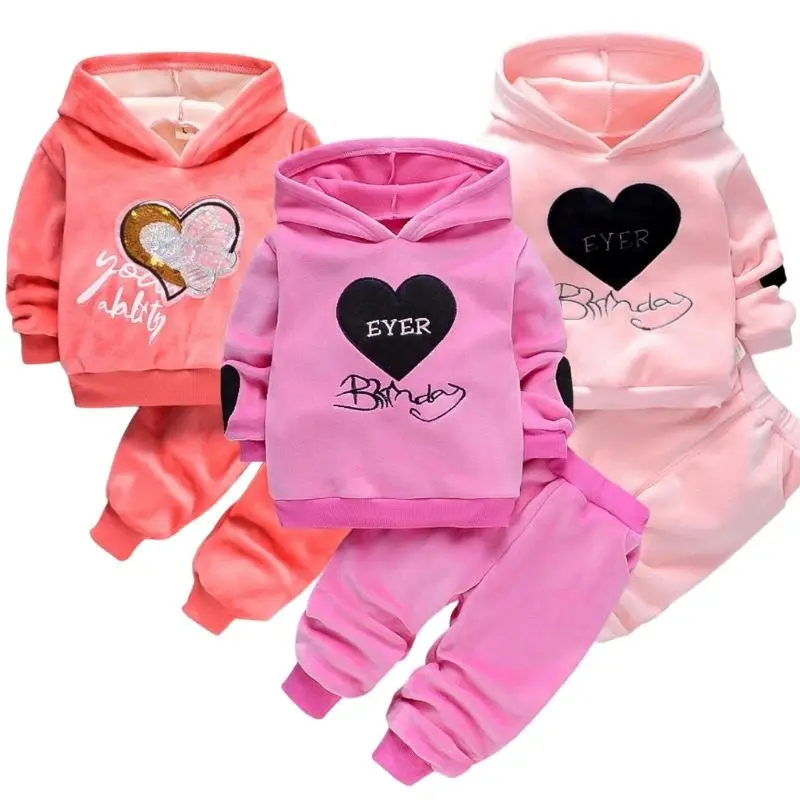1 2 3 4 Years Winter Warm Baby Girls Clothing Set hooded Love Cat Double-Sided Plus Velvet Suit For Kids Toddler Boys Clothes
1 2 3 4 Years Winter Warm Baby Girls Clothing Set hooded Love Cat Double-Sided Plus Velvet Suit For Kids Toddler Boys Clothes