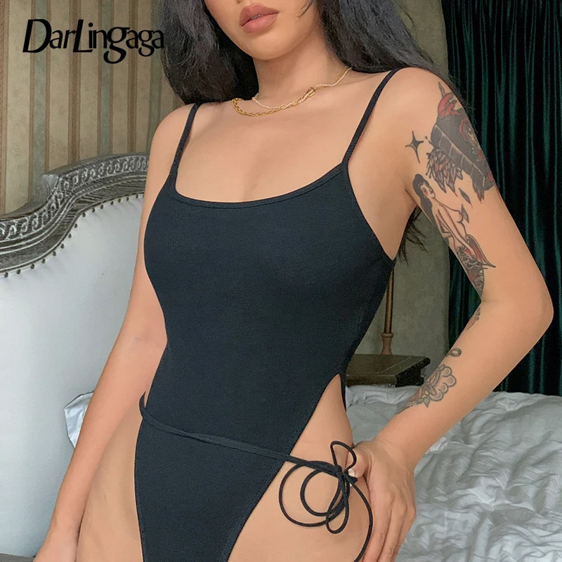 Darlingaga Strap Ribbed Bodycon Black Sexy Body Summer Bodysuit Women Fashion Backless Lace Up Basic Bodysuits High Waist Tops
Darlingaga Strap Ribbed Bodycon Black Sexy Body Summer Bodysuit Women Fashion Backless Lace Up Basic Bodysuits High Waist Tops
