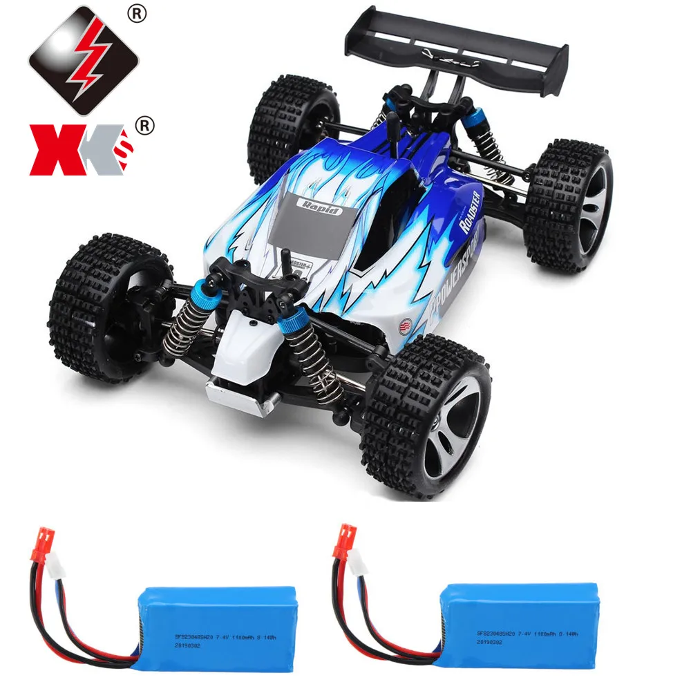 Wltoys A959 Rc Car with 2 Batteries Version 1/18 2.4G 4WD 50km/h Off Road Truck RTR Toy Children Toys Remote Control Machine
Wltoys A959 Rc Car with 2 Batteries Version 1/18 2.4G 4WD 50km/h Off Road Truck RTR Toy Children Toys Remote Control Machine
